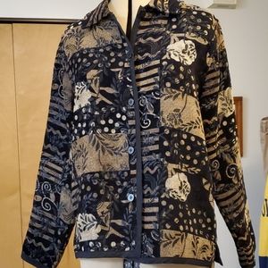 Coldwater Creek Reversible Jacket Size XS